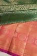 Kanchipuram Silk Brocade Green Saree