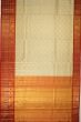 Kanchipuram Silk Jaal And Butta Gold Saree