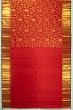 Kanchipuram Silk Jaal Red Saree