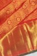 Kanchipuram Silk Brocade Red Saree