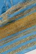 Georgette Crepe Checks Powder Blue Saree With Kalamkari Pallu