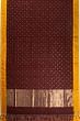 Ponduru Handspun Cotton Butta Brown Saree