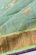 Ponduru Handspun Cotton Jamdani Butta Pastel Blue Saree