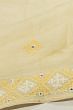 Kota Soft Silk Kasuti Work Butta Yellow Saree