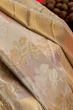 Pastel Kanchipuram Silk Tissue Leheriya Jaal Rangkat Saree