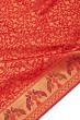 Kanchipuram Silk Brocade Red Saree