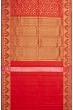 Kanchipuram Silk Brocade Red Saree