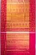 Kanchipuram Silk Tissue Brocade Pink Saree