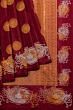 Kanchipuram Silk Butta Maroon Saree