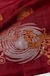 Kanchipuram Silk Butta Maroon Saree