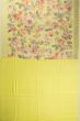 Organza Floal Printed Lemon Yellow Saree