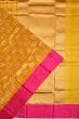 Pure Chanderi Silk Butta Yellow Saree