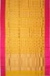 Pure Chanderi Silk Butta Yellow Saree