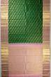 Kanchipuram Silk Brocade Dark Green Saree