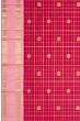 Classic Kanchipuram Silk Checks And Butta Pink Saree