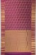 Kanchipuram Silk Jaal Purple Saree