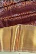 Kanchipuram Silk Brocade Purple Saree