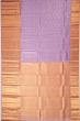 Kanchipuram Silk Brocade Lavender Saree