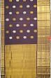 Kanchipuram Silk Twill Butta Purple Saree