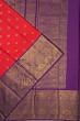 Kanchipuram Silk Twill Butta Red Saree