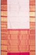 Kanchipuram Silk Oosi Lines And Butta Peach Saree