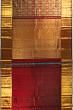 Kanchipuram Silk Tissue Brocade Maroon And Green Saree