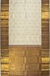 Classic Kanchipuram Silk Butta Cream Saree