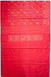 Banarasi Silk Jamdani Butta Red And Pink Saree