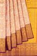 Taranga Kanchi Silk Tissue Brocade Orange Saree