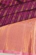 Kanchipuram Silk Brocade Purple Saree