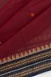 Chettinad Cotton Butta Maroon Saree