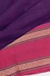 Chettinad Cotton Butta Violet Saree