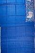 Tussar Embroidery Butta Royal Blue Saree