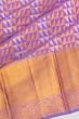 Taranga Kanchi Silk Geometrical Brocade Lavender Saree