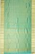 Kanchipuram Silk Brocade Sea Green Saree