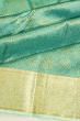 Kanchipuram Silk Brocade Sea Green Saree