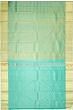 Kanchipuram Silk Brocade Sea Green Saree