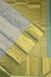 Kanchipuram Silk Tissue Powder Blue Saree