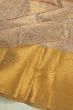 Kanchipuram Silk Tissue Brocade Gold Saree