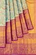 Taranga Kanchi Silk Tissue Brocade Sky Blue Saree