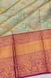 Taranga Kanchi Silk Tissue Brocade Sky Blue Saree