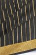 Mysore Silk Vertical Lines Black Saree