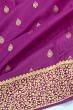 Mysore Silk Butta Purple Saree