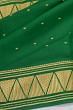 Mysore Silk Half And Half Pink And Green Saree