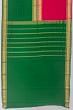 Mysore Silk Half And Half Pink And Green Saree