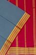 Mysore Silk Plain Grey Saree