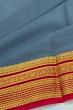 Mysore Silk Plain Grey Saree