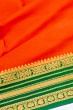 Mysore Silk Plain Orange Saree