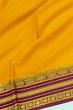 Mysore Silk Plain Mustard Yellow Saree