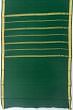 Mysore Silk Plain Bottle Green Saree